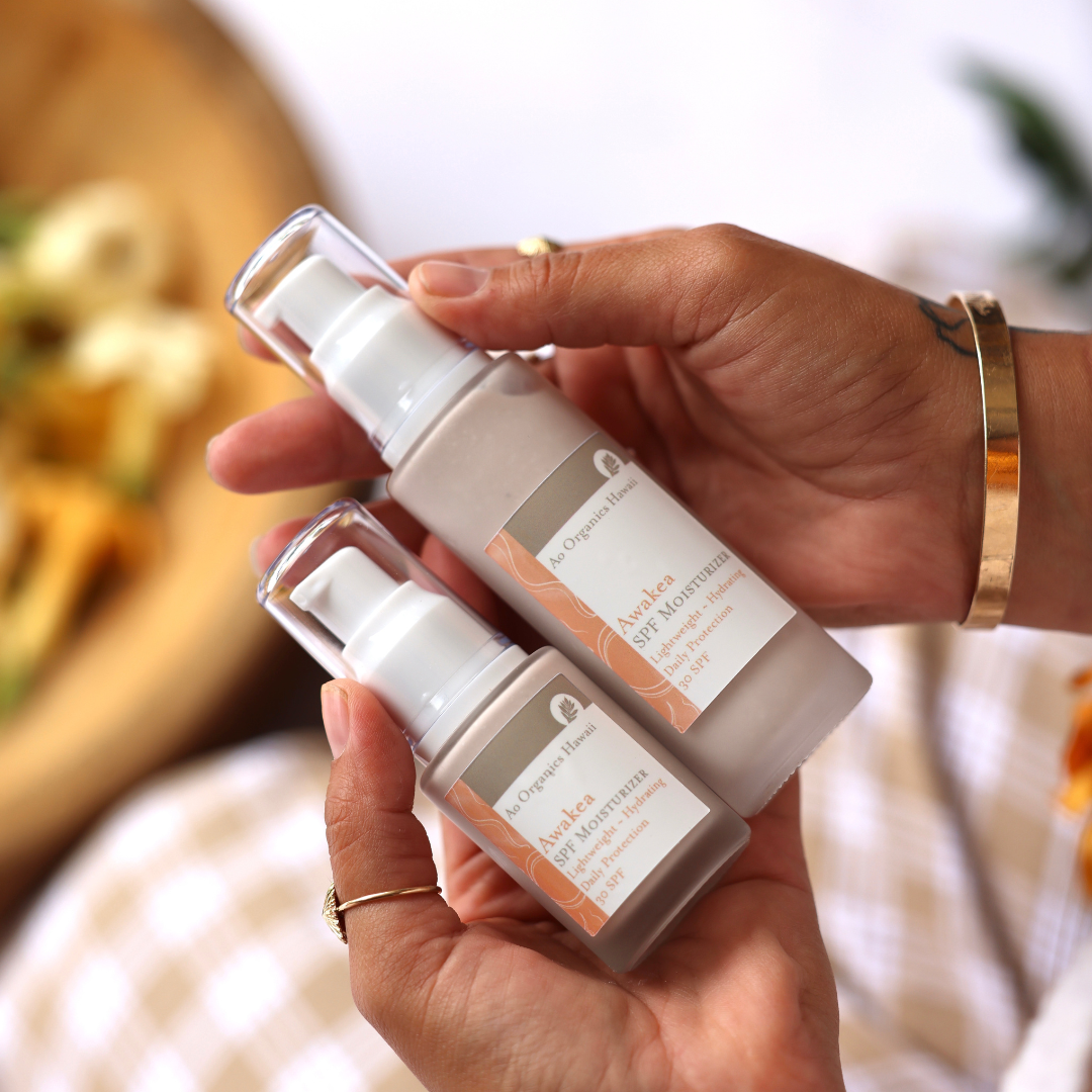 Awakea SPF Moisturizer – Ao Organics Hawaii